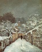 Jean-Antoine Watteau, Snow at louveciennes